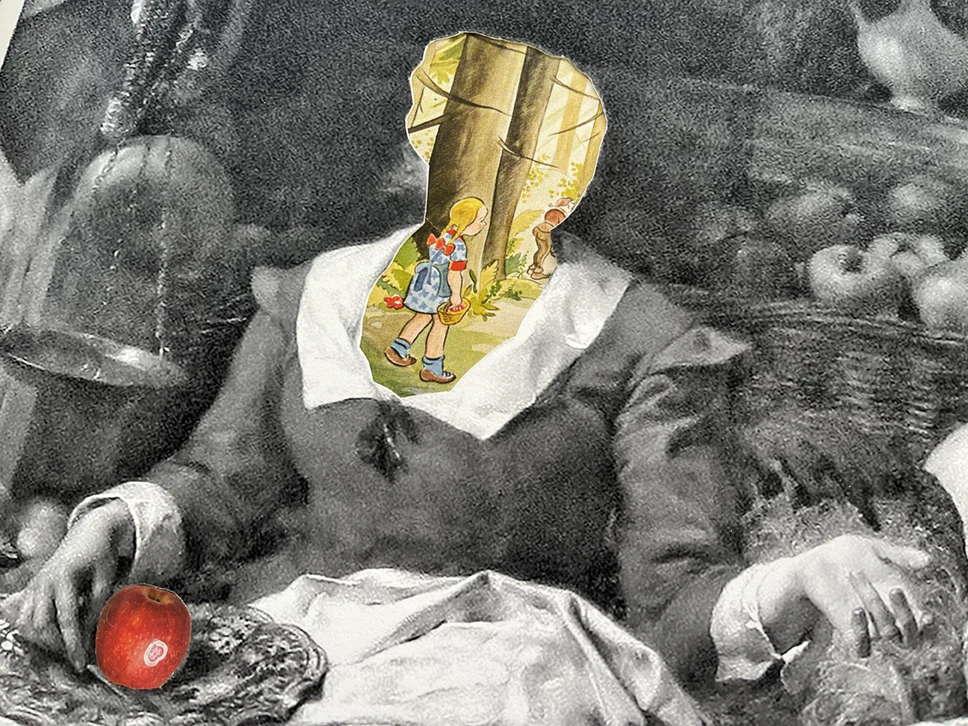 Blumenthier, Fleischwolf, Glasaugen, Kunstblumen & Holzsockel